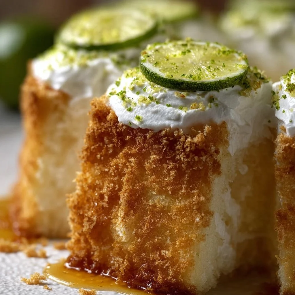 Key Lime Angel Food Cake