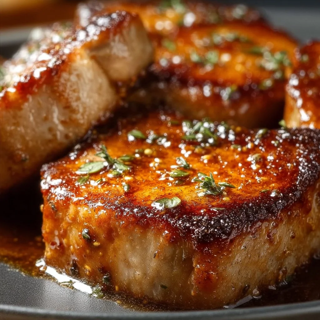 Maple Glazed Pork Chops