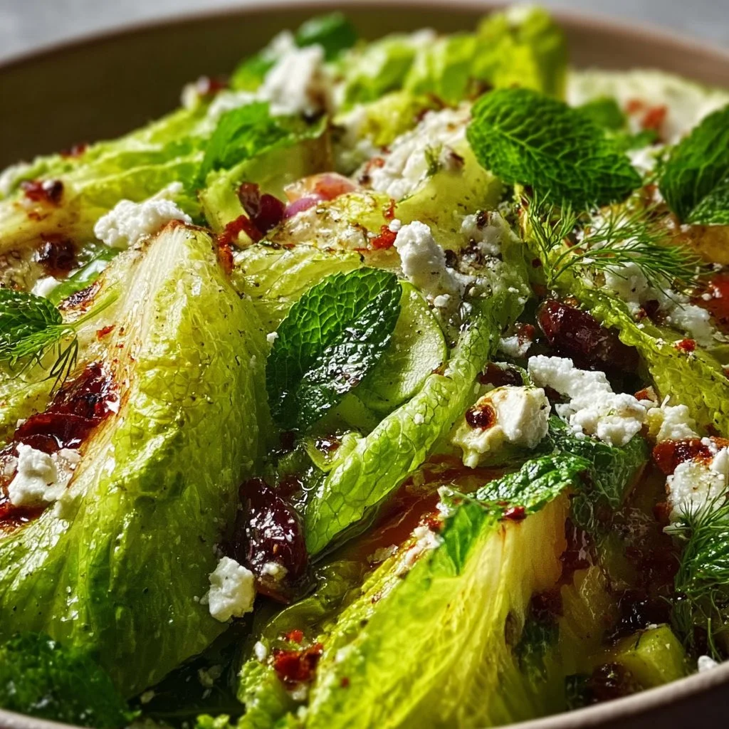 Maroulosalata Greek Lettuce Salad