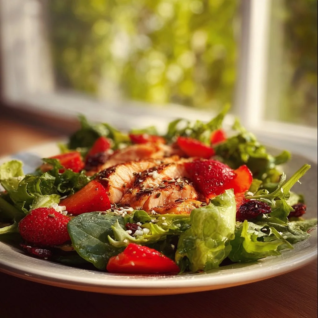 A bowl of Marry Me Salad featuring fresh ingredients and vibrant colors.
