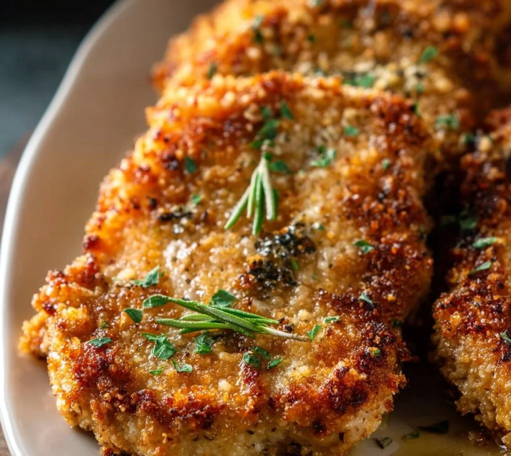 Parmesan Baked Pork Chops