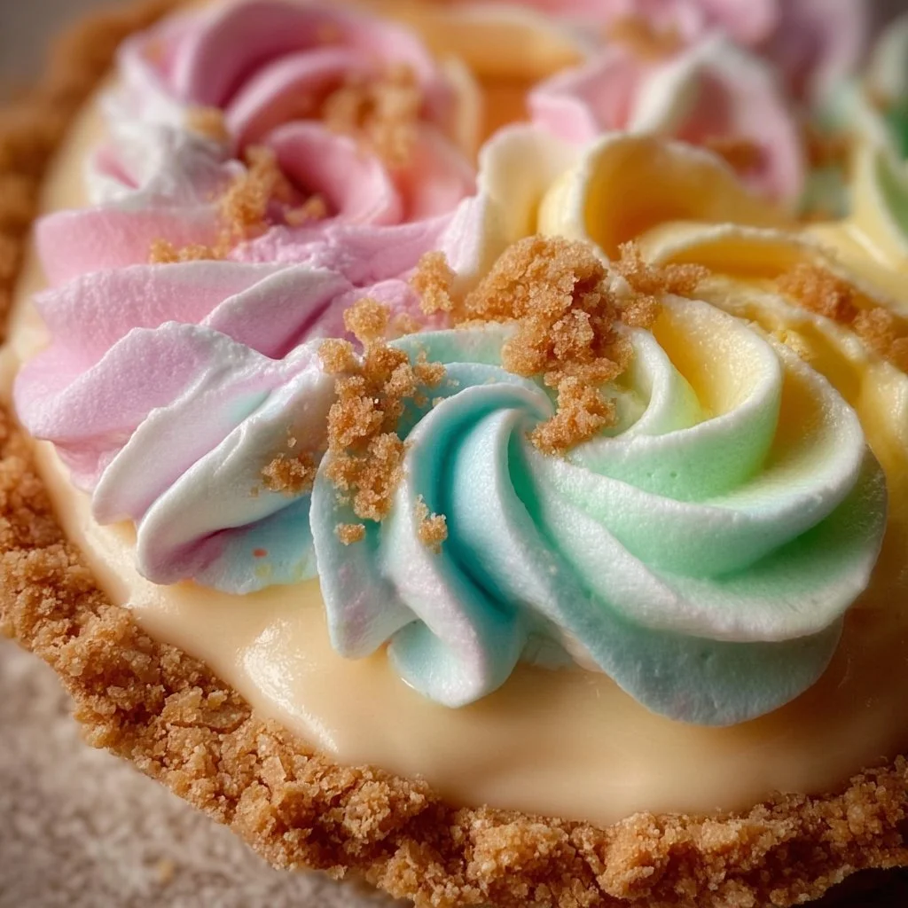 Pastel Easter Swirl Pie