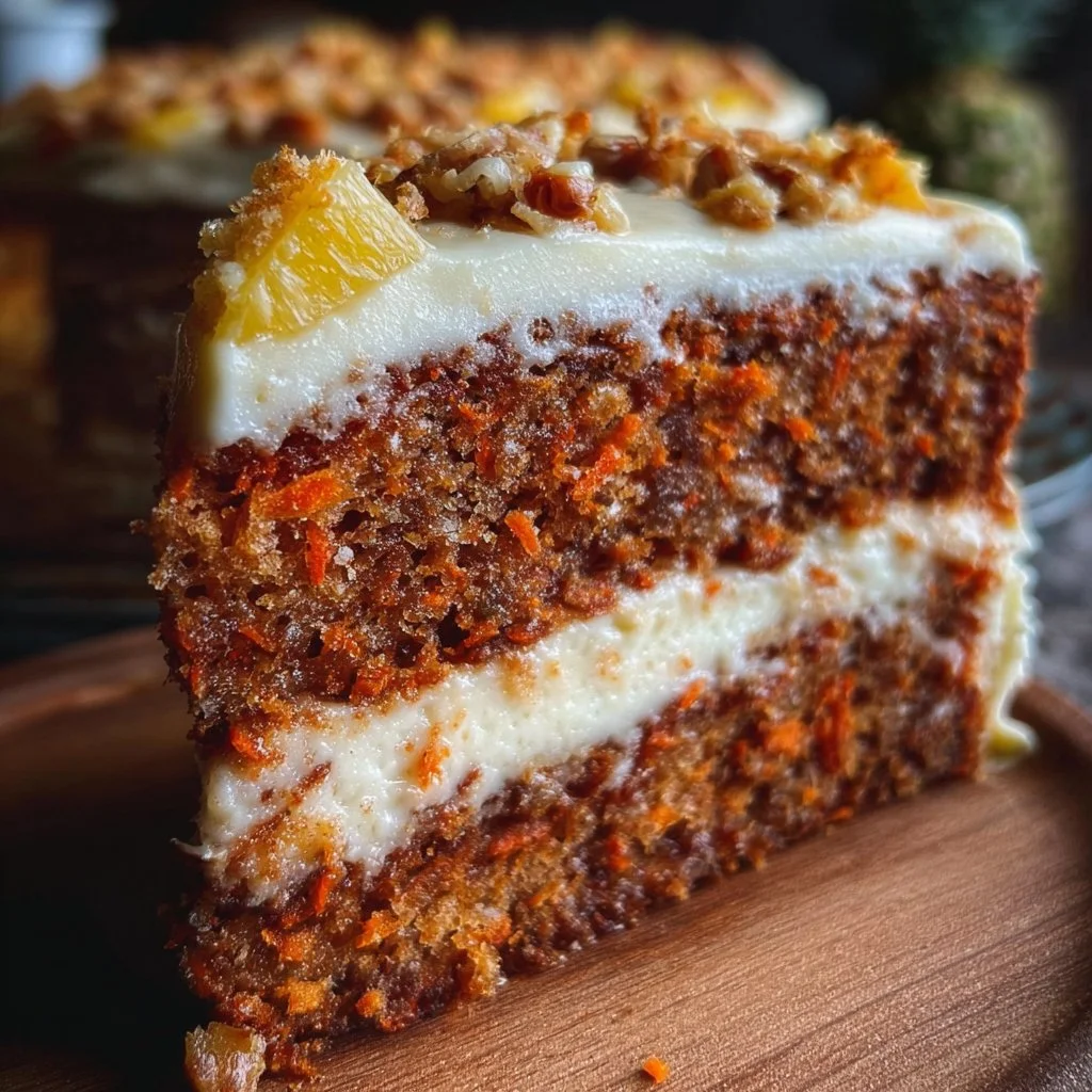 Pineapple Carrot Cream Cake
