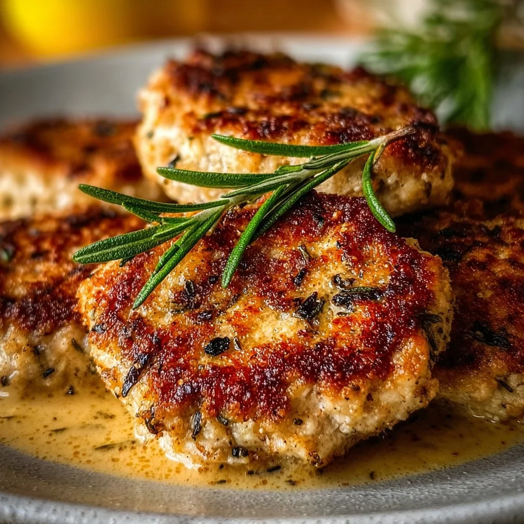 Rosemary Lemon Chicken Patties