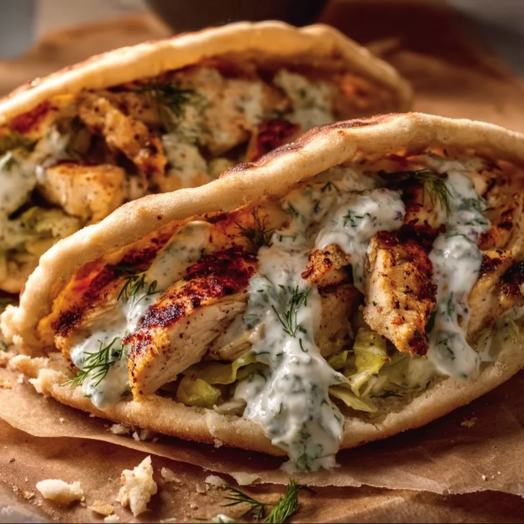 Sheet Pan Chicken Pitas with Herby Ranch