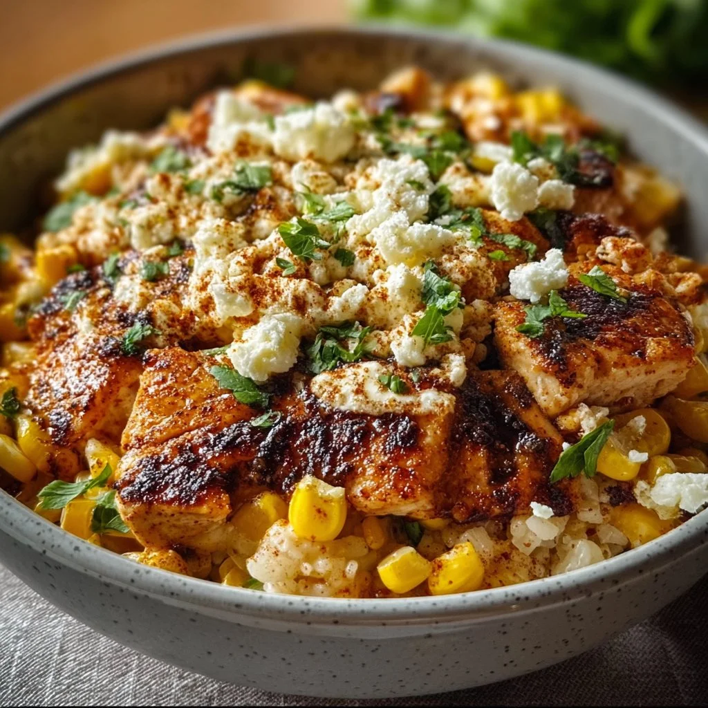 Street Corn Chicken Bowls