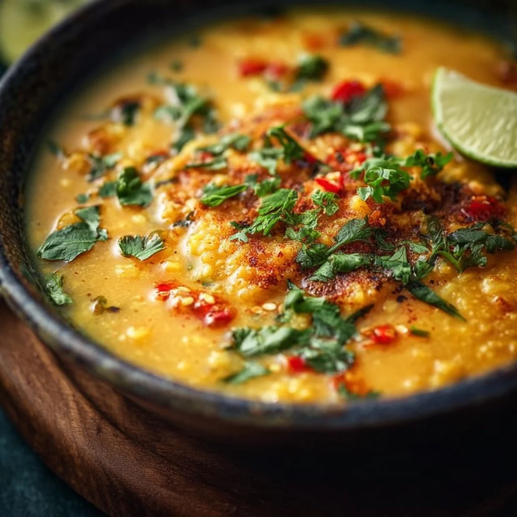 Thai Coconut Red Lentil Soup