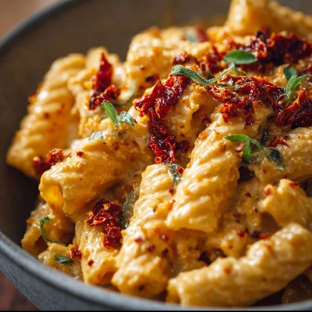 Vegan Creamy Sun-Dried Tomato Pasta