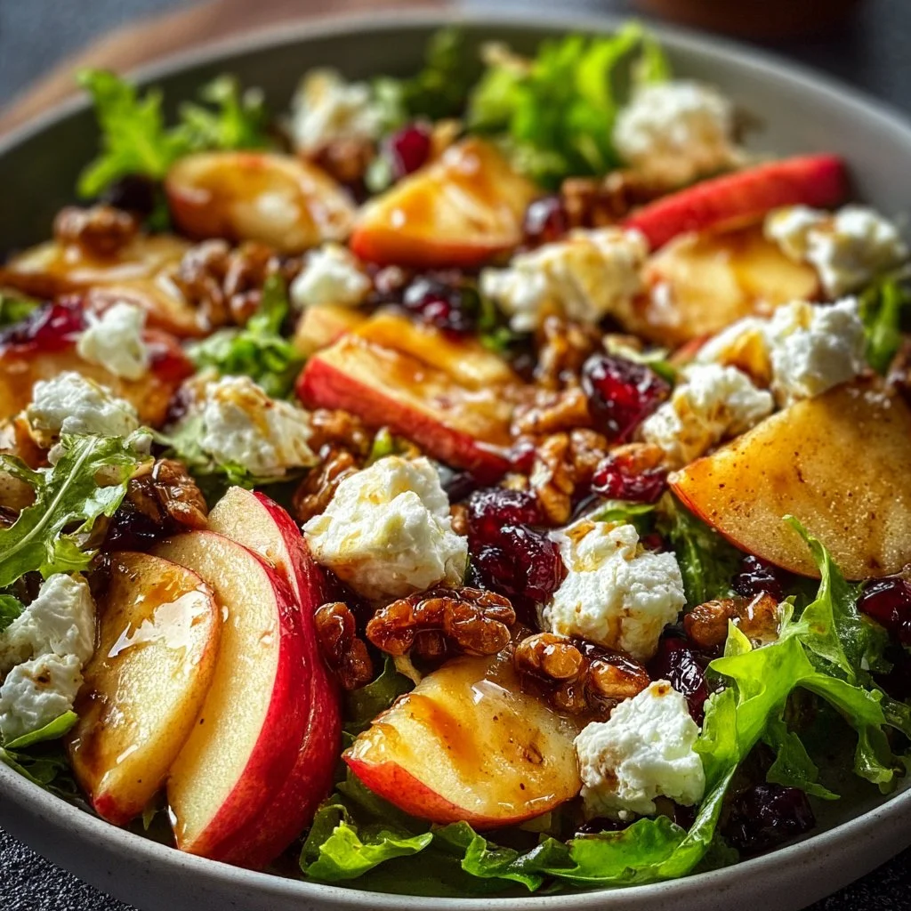 Vibrant Honeycrisp Apple Feta Salad for Cozy Fall Days