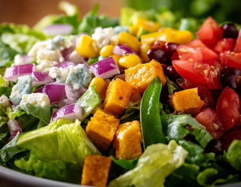 Vibrant Mexican Chopped Salad featuring colorful vegetables and zesty dressing.