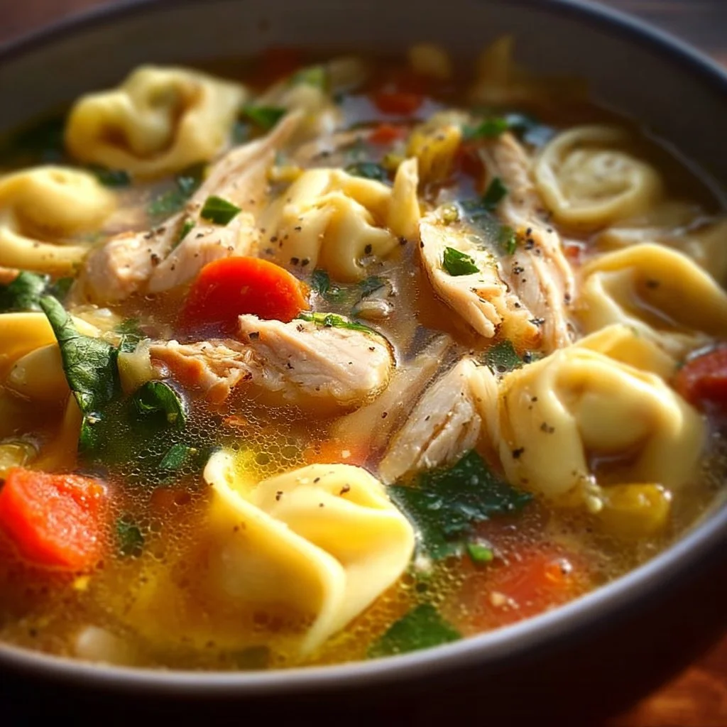 Chicken Tortellini Soup