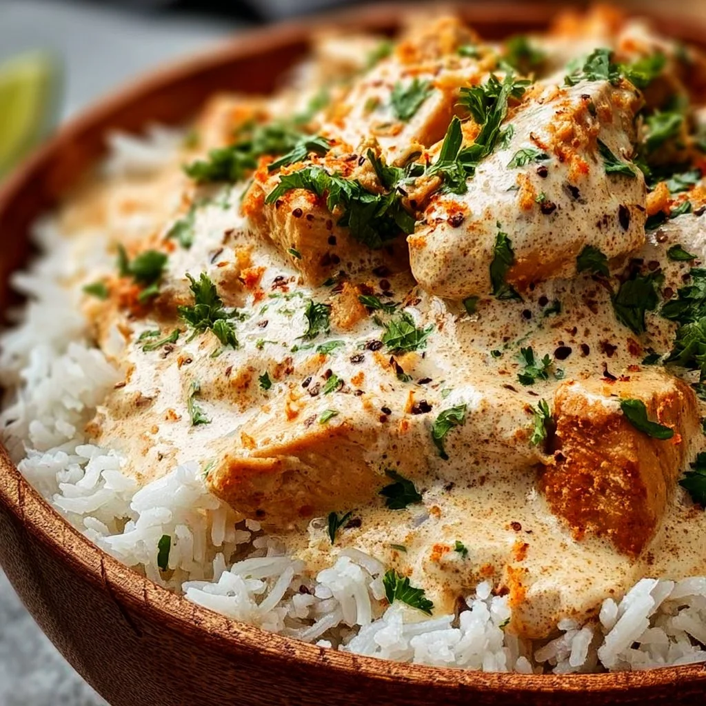 Delightful Coconut Chicken Rice Bowl