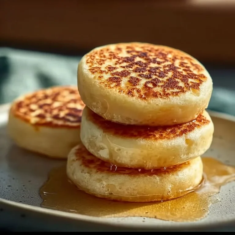 Homemade gluten-free crumpets served with butter and jam