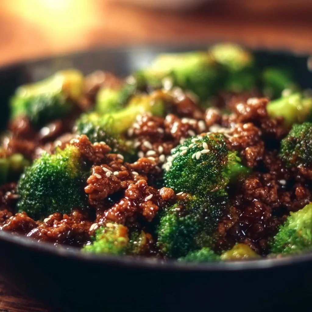 Ground Beef And Broccoli