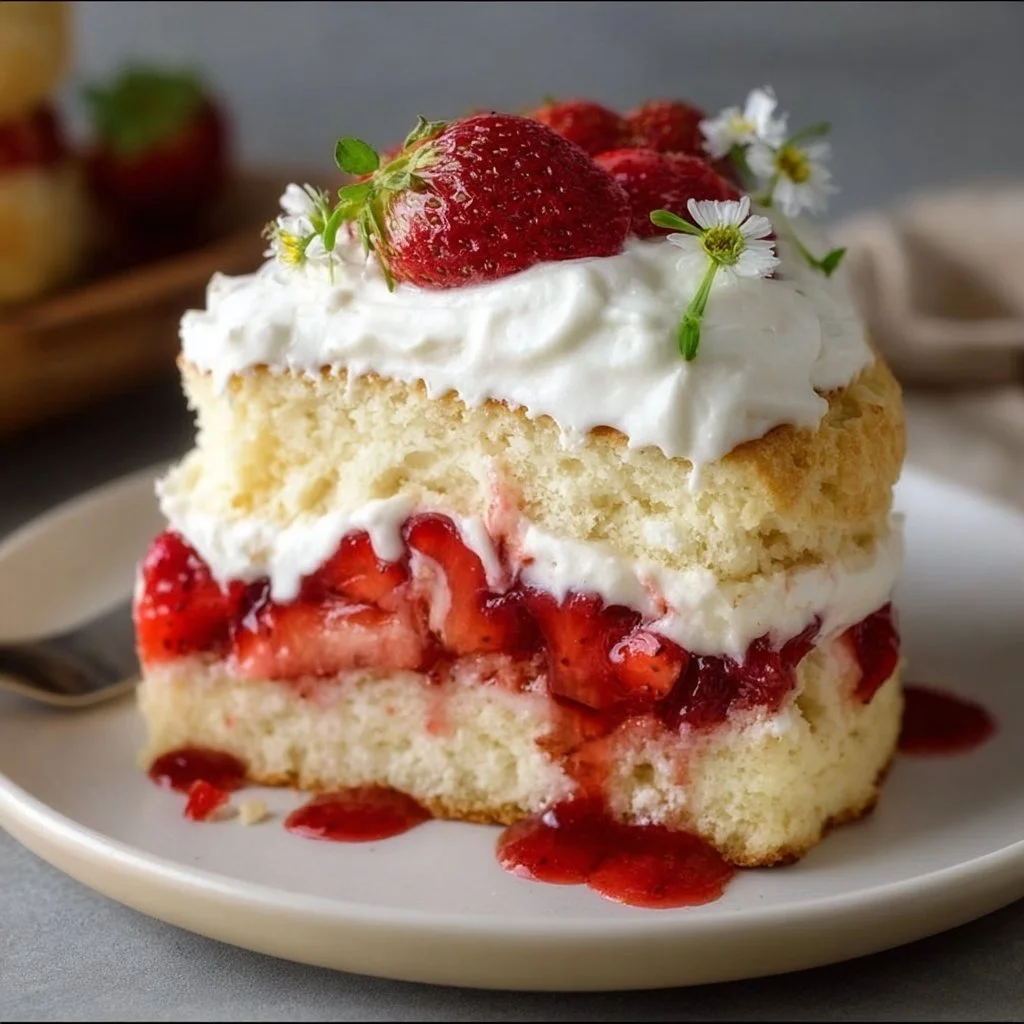 Homemade Strawberry Shortcake