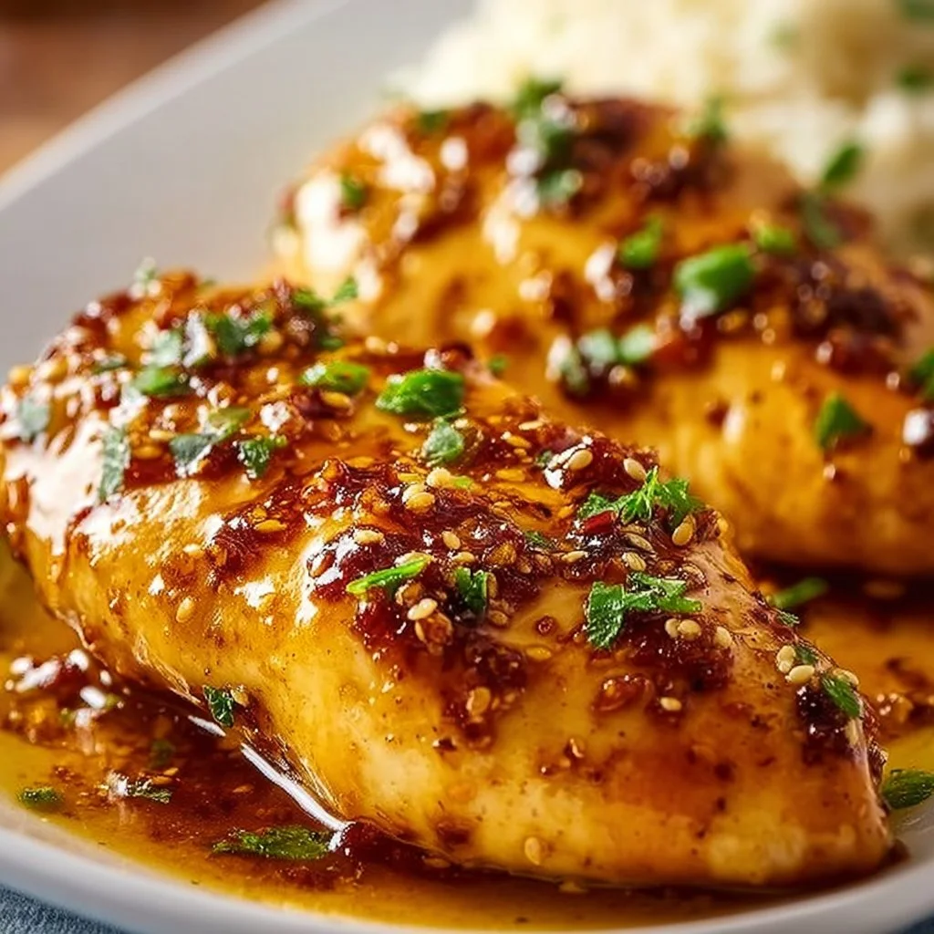 Honey Garlic Chicken Breasts