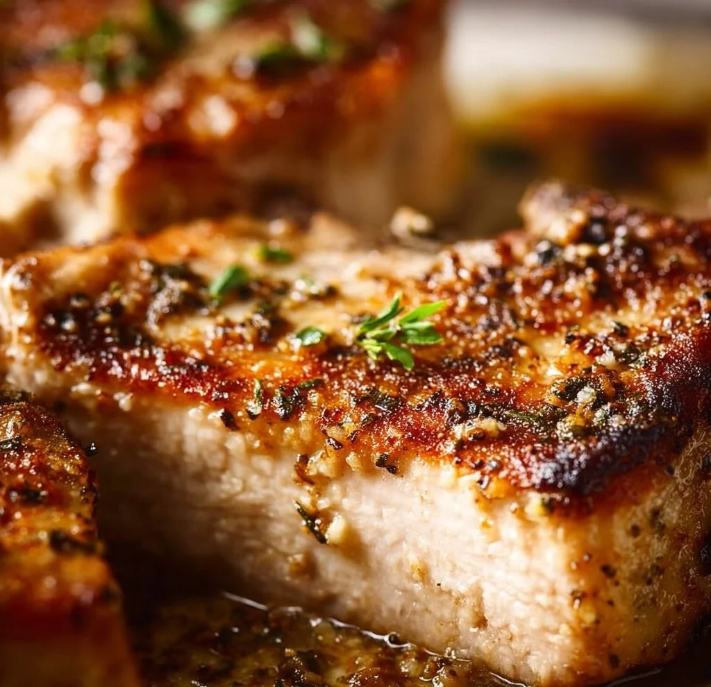 Oven-Baked Bone-In Pork Chops