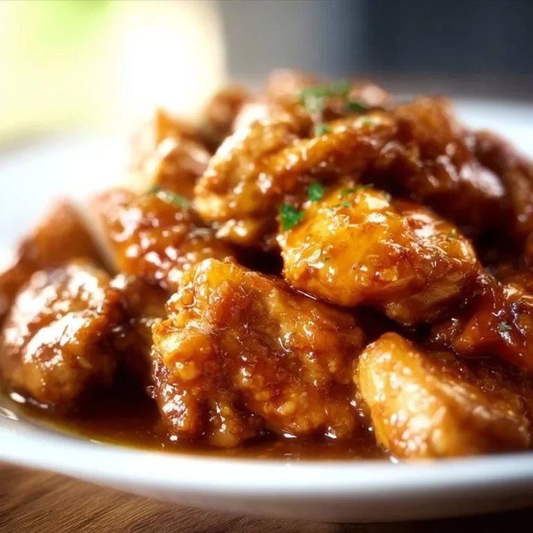 Slow Cooker Honey Chicken served with rice and vegetables