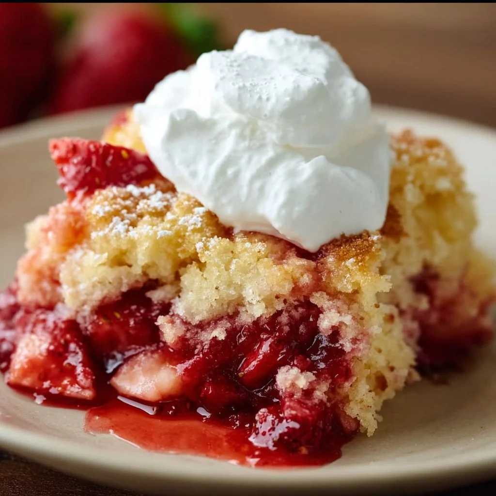Strawberry Shortcake Dump Cake